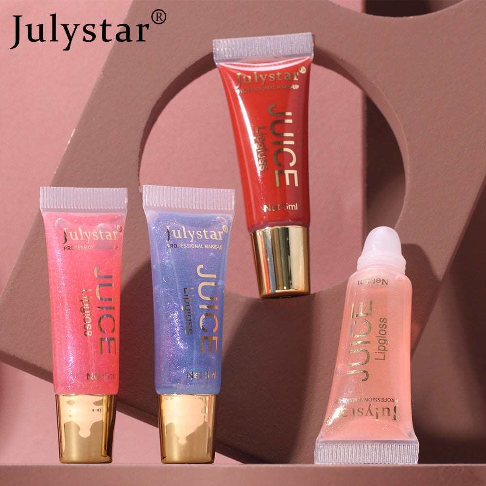 8-Shade Lip Gloss Set for Glossy, Layered Makeup Looks