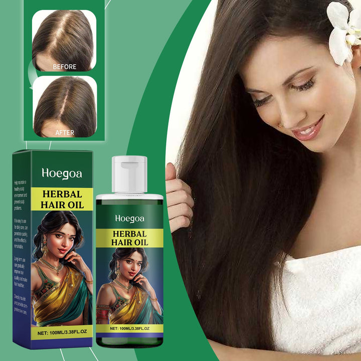 Herbal Hair Oil for Dry Hair & Fuller-Looking Hair