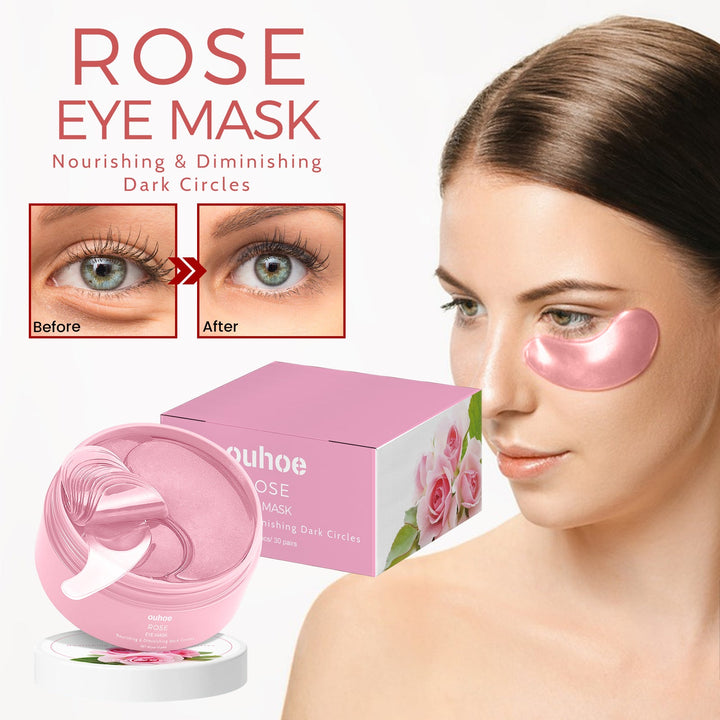 Rose Hydrogel Eye Mask 30 Pairs Dark Circle Patches