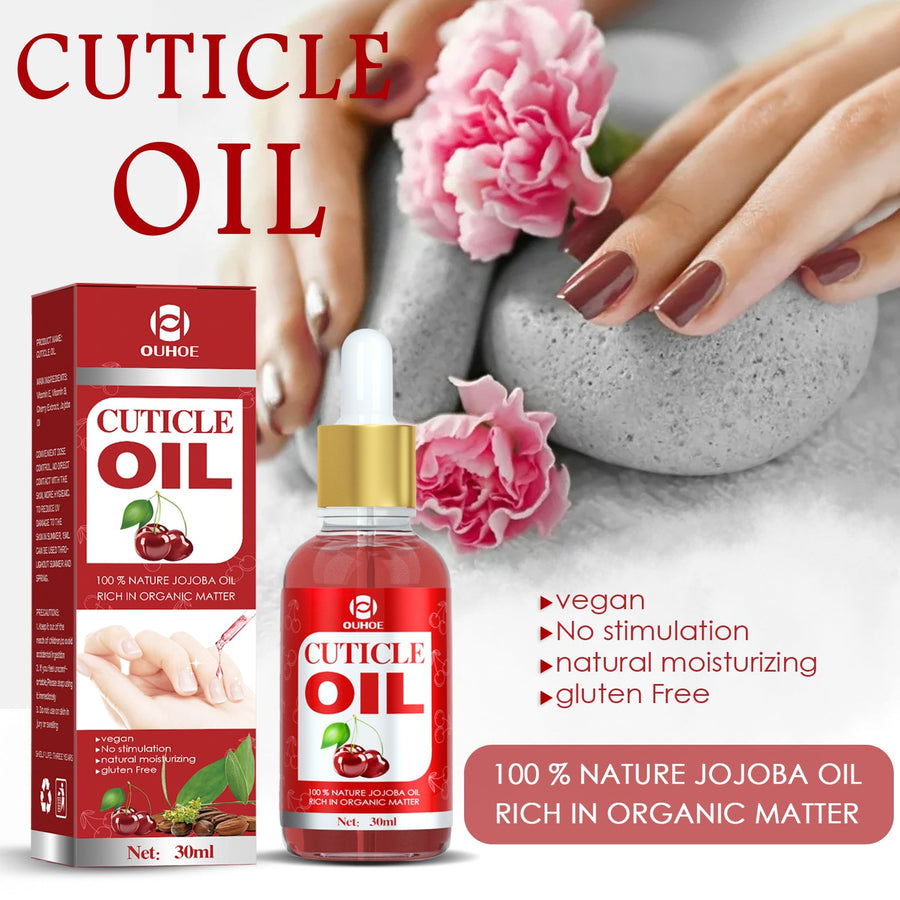 Cuticle Nail Treatment Oil — 100% Natural Jojoba for Soft Hands