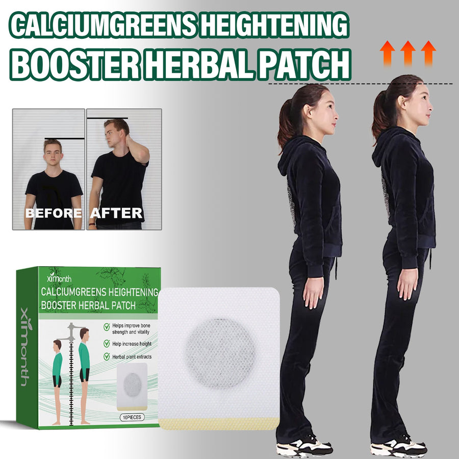 Height Enhancement Patches — Natural Bone Growth Support
