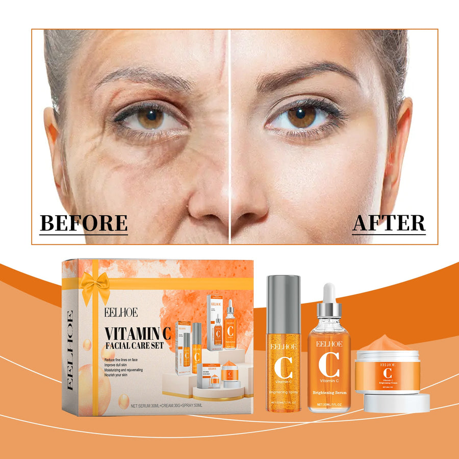 Vitamin C Facial Care Set for Brighter, Even-Looking Skin