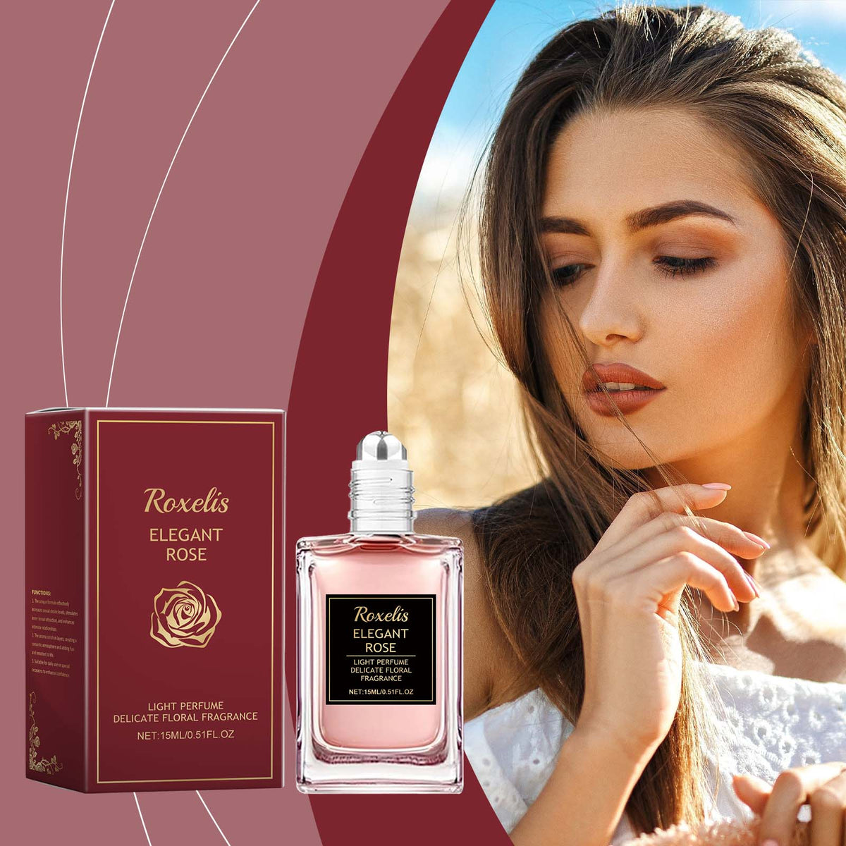 Rose Fragrance Rollerball for Everyday Floral Touch-Ups