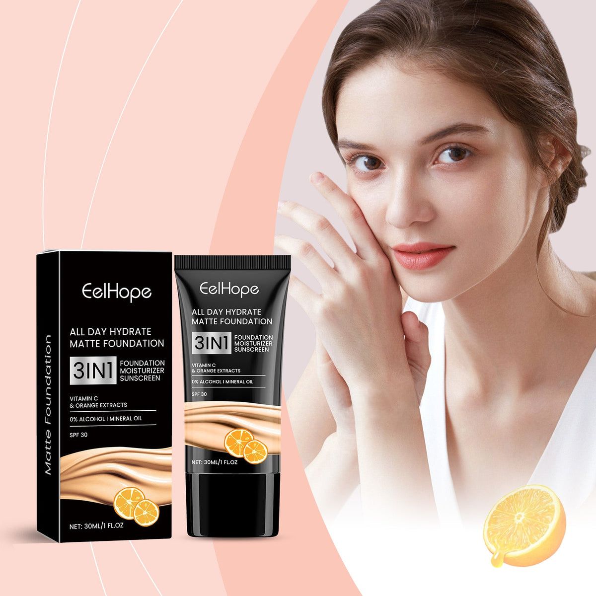 Moisturizing Matte Foundation SPF 30 for Fresh, Even Skin