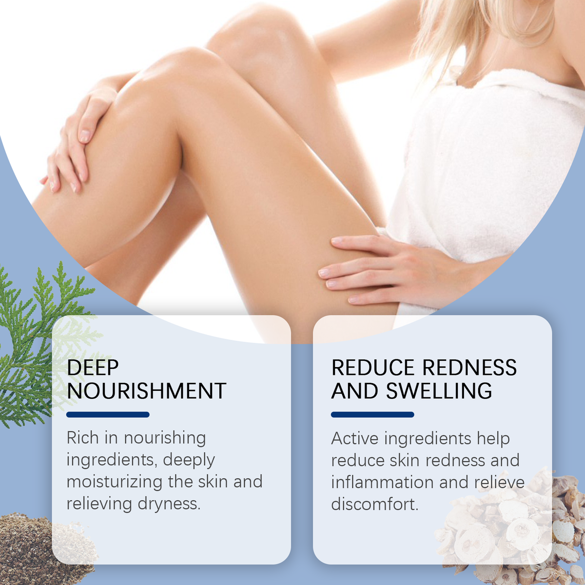 Body Repair Cream for Dry, Itchy & Red Skin Relief
