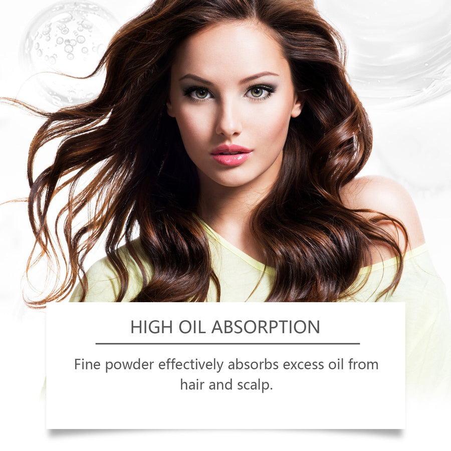 Dry Shampoo Powder for Dark Hair & Gray Root Touch-Up