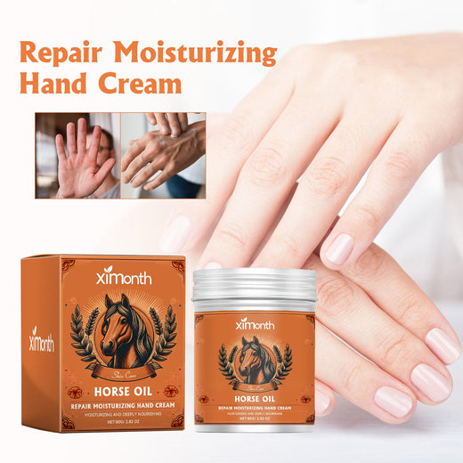 Horse Oil Hand Cream for Cracked, Dry Winter Hands