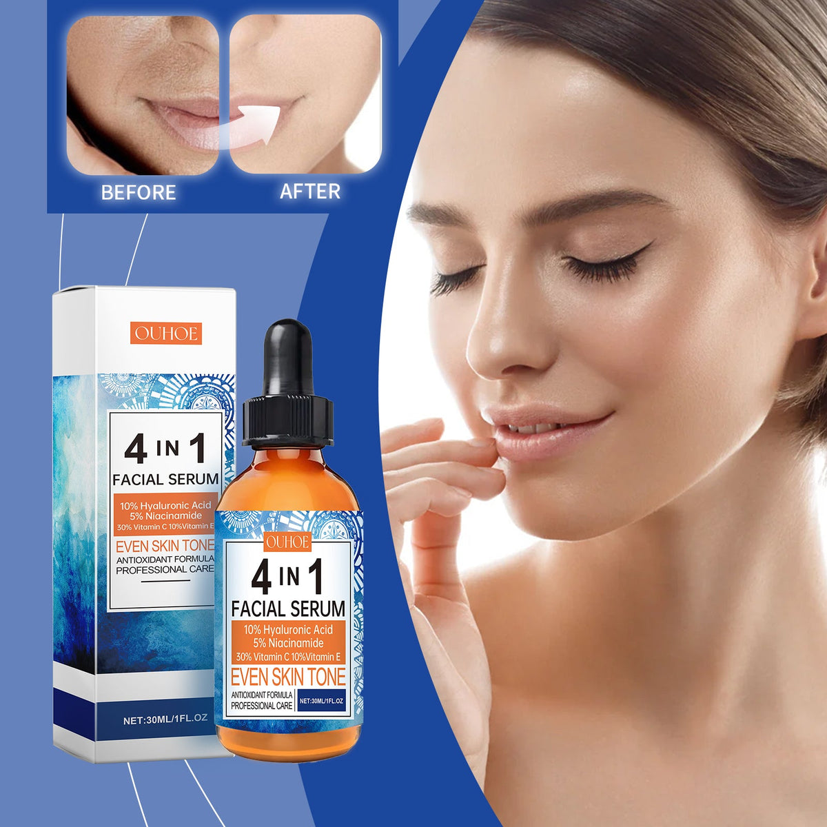 Vitamin C Serum 30% with Niacinamide & Hyaluronic Acid
