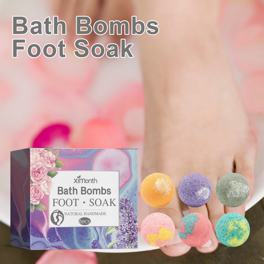 Natural Foot Bath Bombs — Soothe Tired Feet & Soften