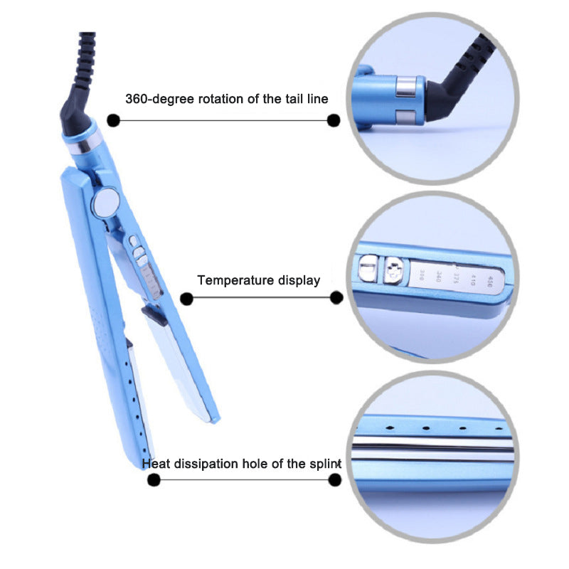 Dual Hair Straightener & Curler for Fast, Versatile Styling