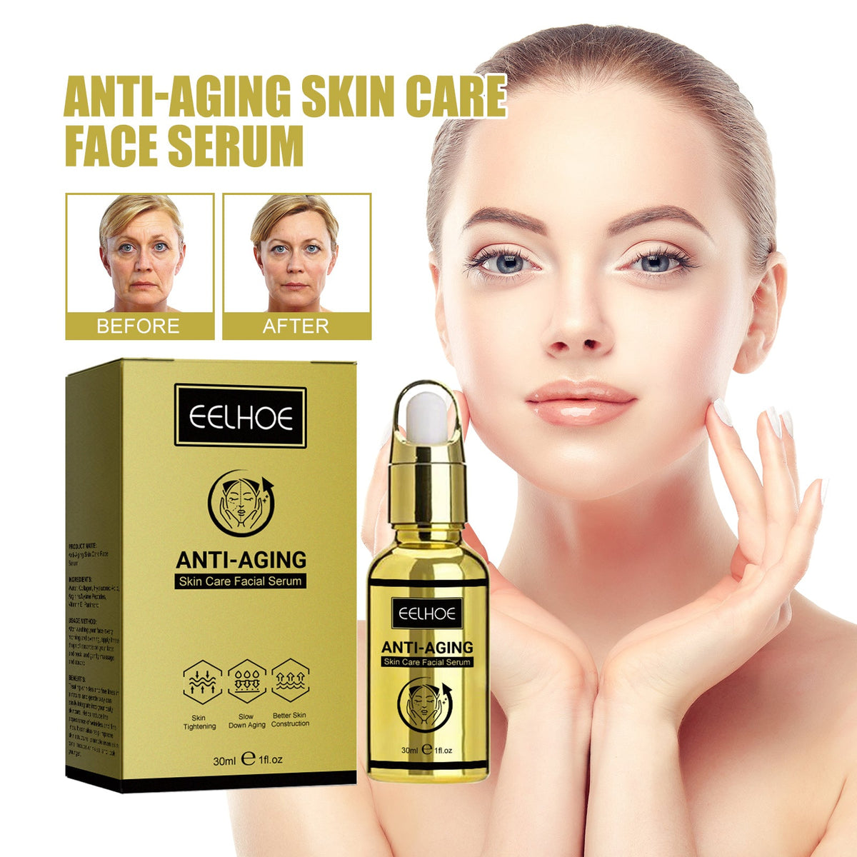 Anti-Aging Essence Hydrates, Moisturizes And Reduces Fine Li