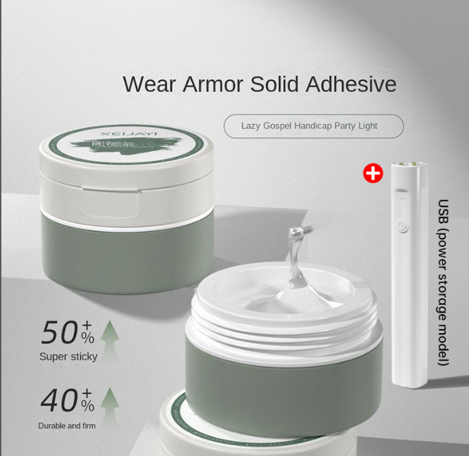 Solid Nail Adhesive — 50% Stronger Hold, 40% Longer Wear