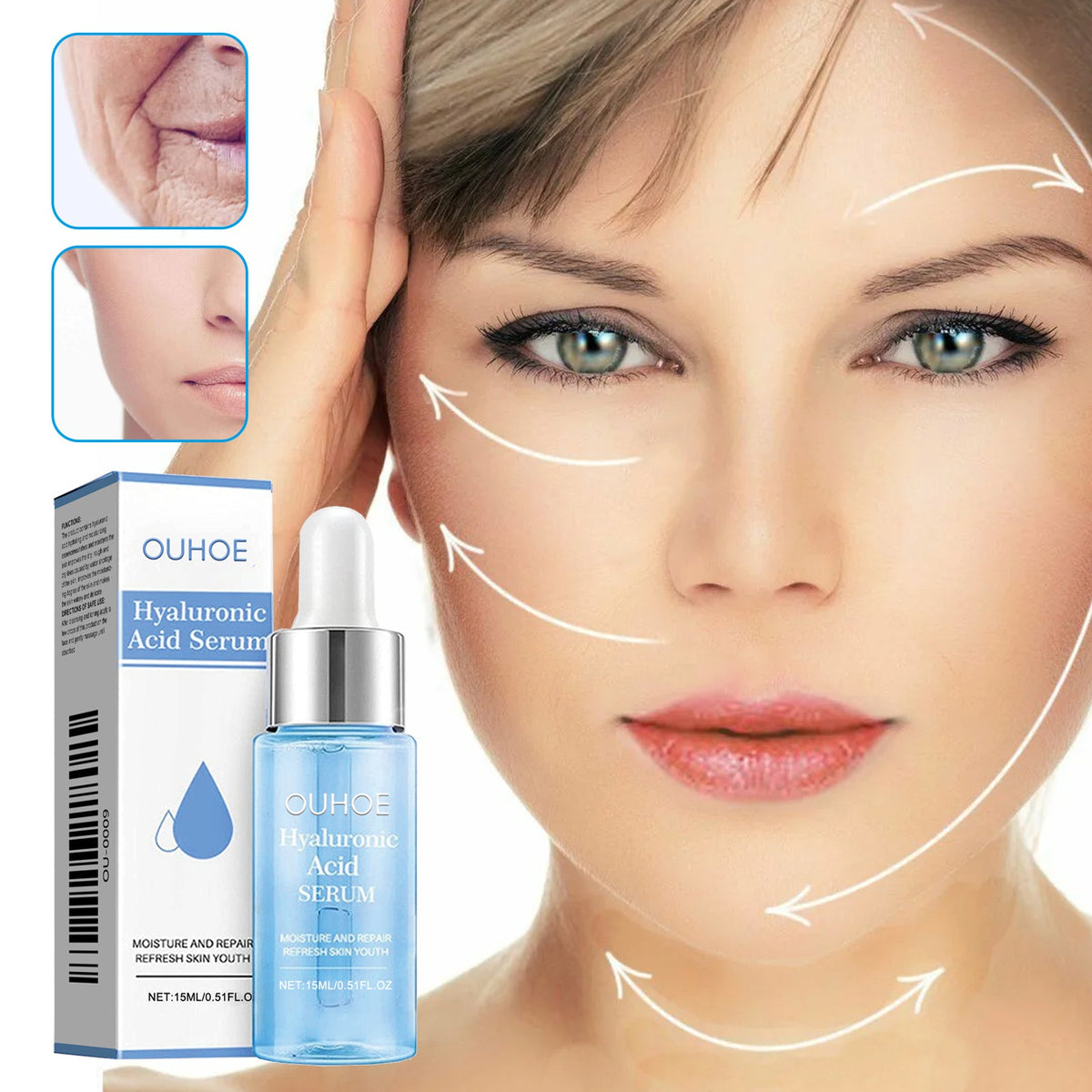 Hyaluronic Acid Firming Serum for Fine Lines & Sagging