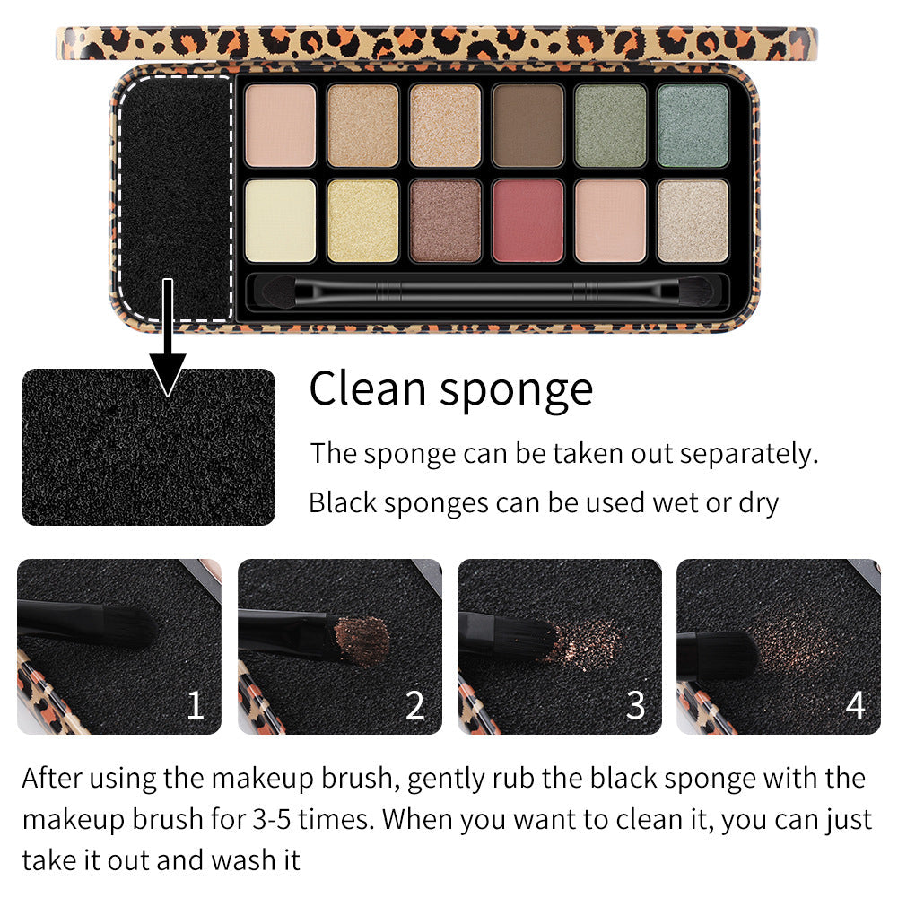 Leopard Eyeshadow Palette for Versatile Eye Looks