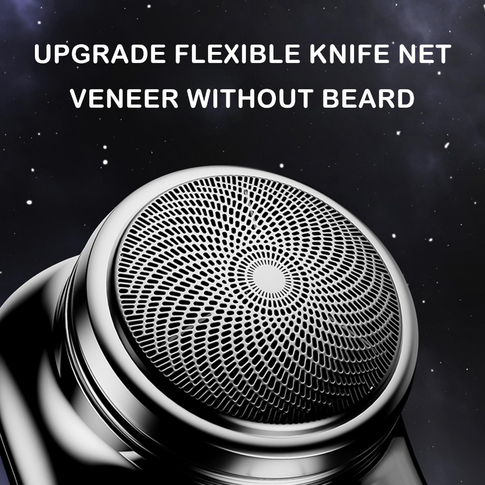Compact Electric Shaver for Men – 60-Day Battery, Waterproof