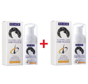 Curly Hair Mousse for Defined, Frizz-Free Curl Volume
