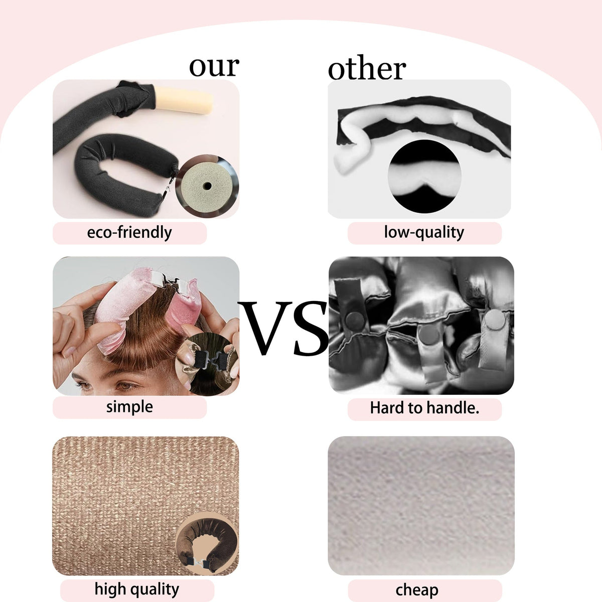 Overnight Hair Curler — Wake Up with Effortless Waves, No