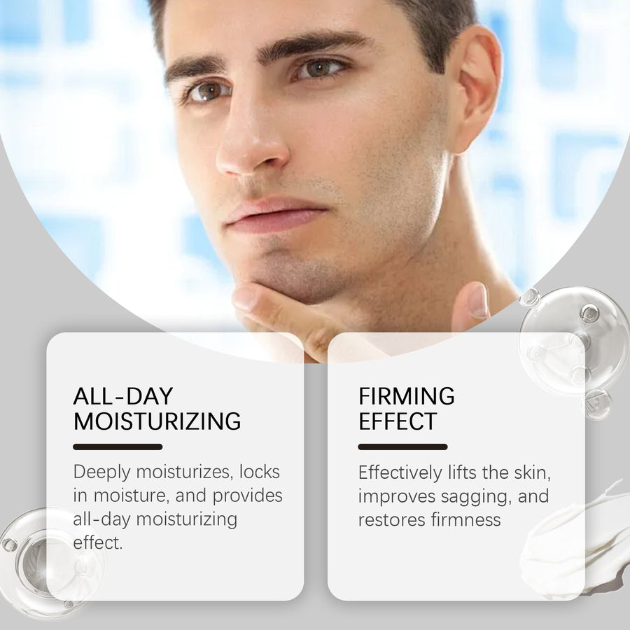 Men's Anti-Aging Moisturizer for Firmer, Smoother Skin