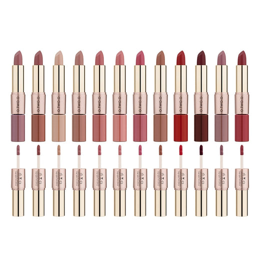 2-in-1 Matte Lipstick & Liquid Lipstick, 12 Shades