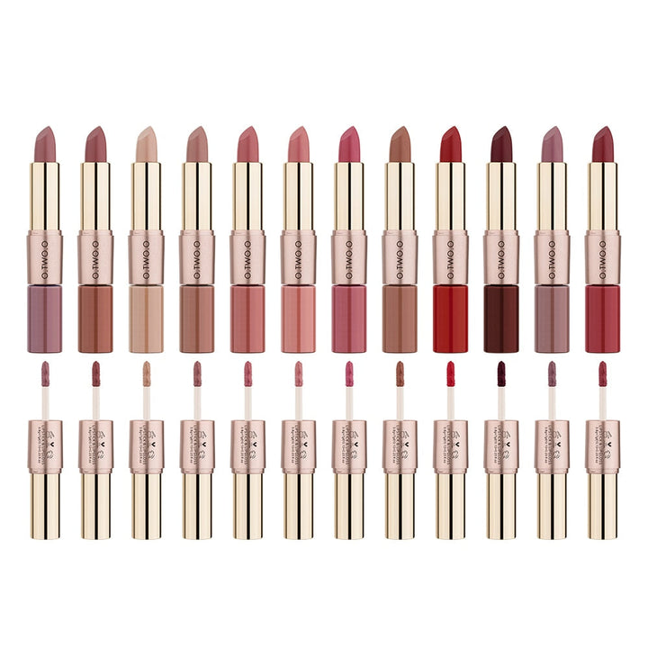 2-in-1 Matte Lipstick & Liquid Lipstick, 12 Shades