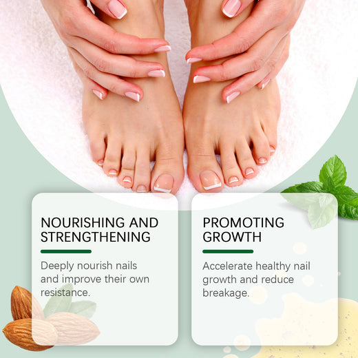 Herbal Nail Repair Solution for Discolored Brittle Nails