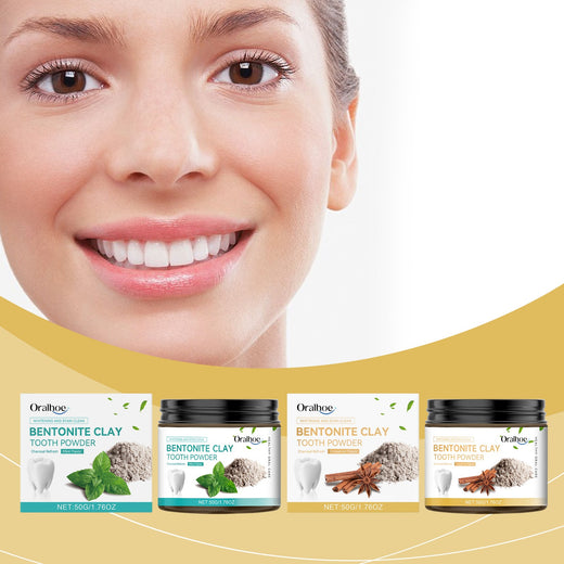 Bentonite Clay Tooth Powder – Natural Whitening & Stain