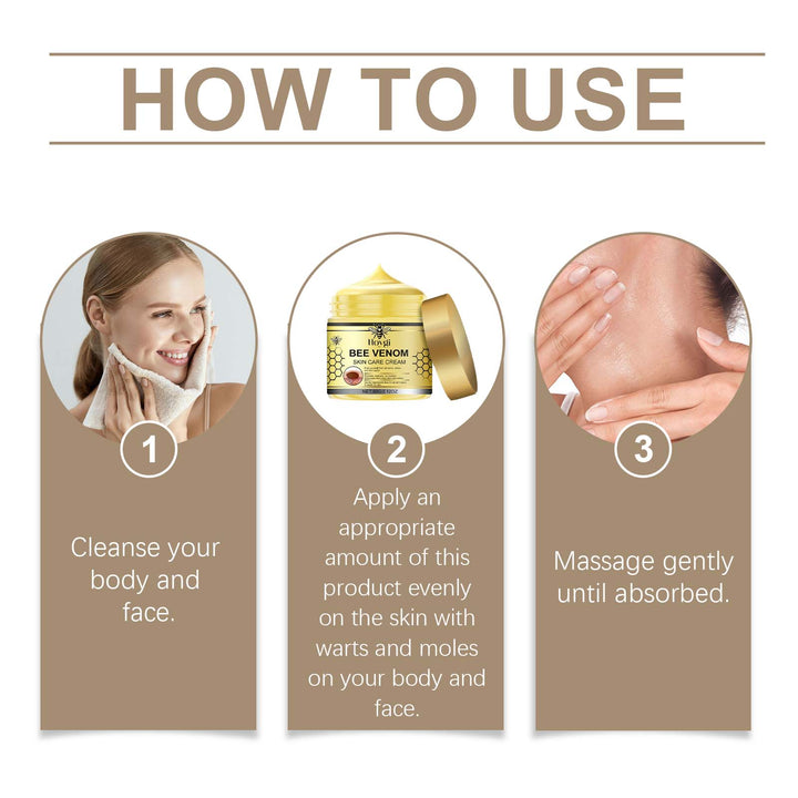 Bee Venom Skin Care Cream for a More Even-Looking Tone