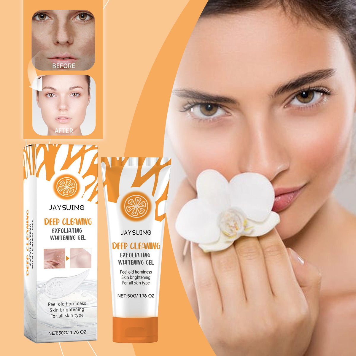 Exfoliating Gel for Chicken Skin & Rough Body Bumps