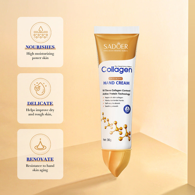 Collagen Hand Cream for Dry, Rough Skin Relief Care