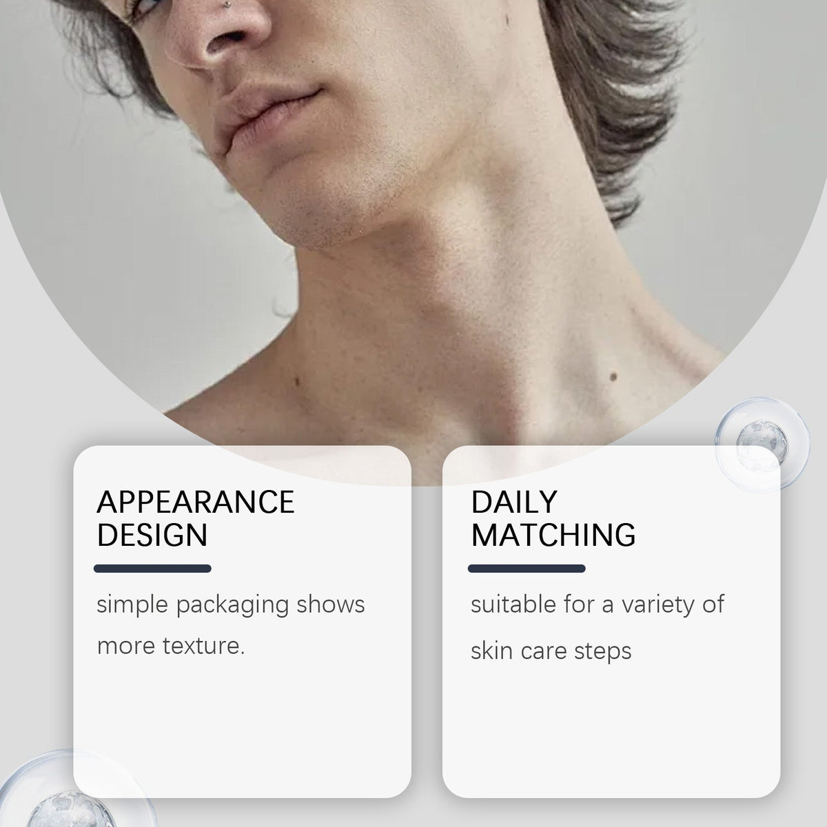 Men's Neck Firming Cream for Wrinkles & Sagging Skin
