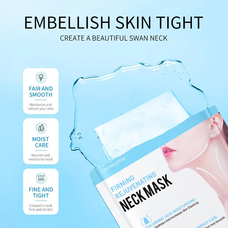 Hyaluronic Acid Neck Masks for Hydrated, Firmer Skin