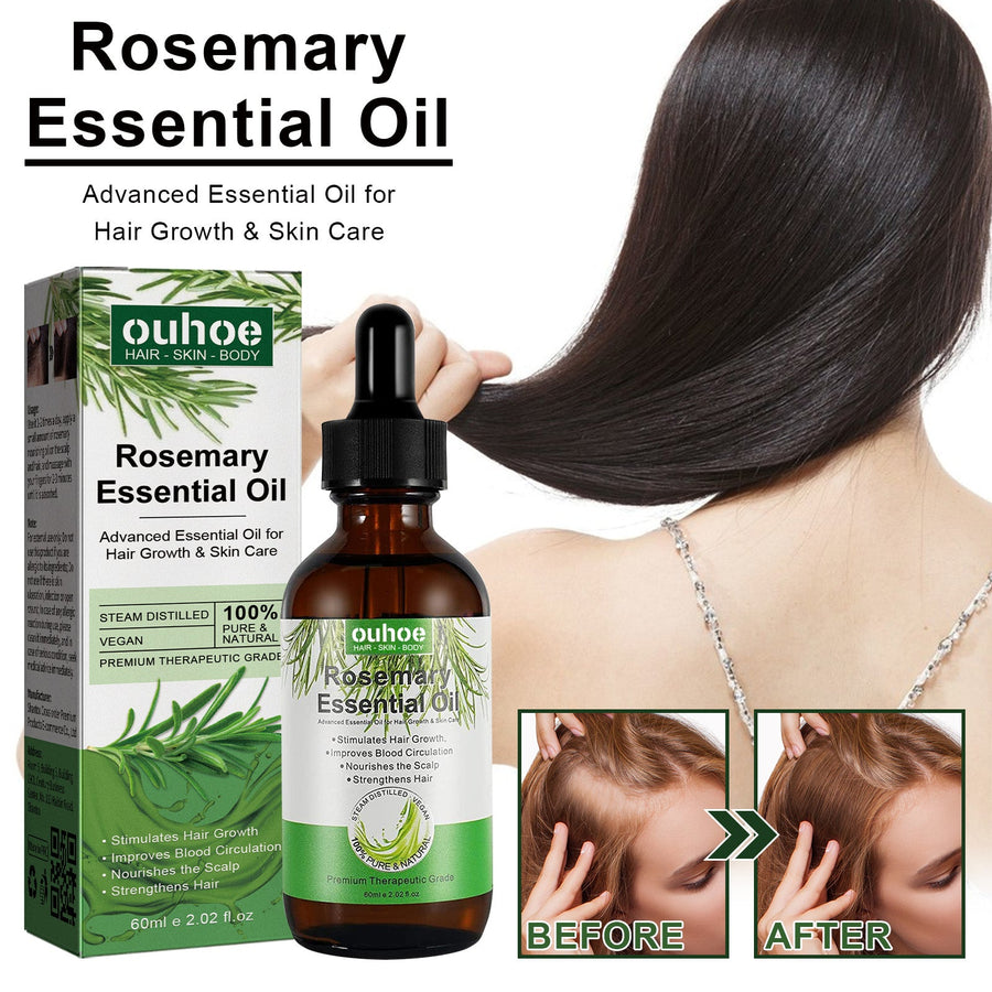 Rosemary Hair Oil for Stronger, Fuller-Looking Hair