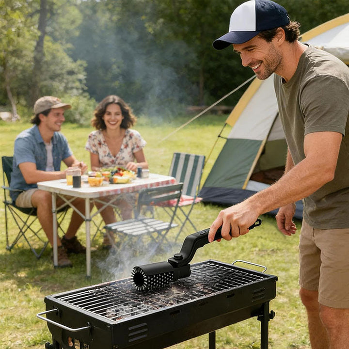 Electric Cleaning Brush 3-in-1 Power Scrubber for Grill & Tile