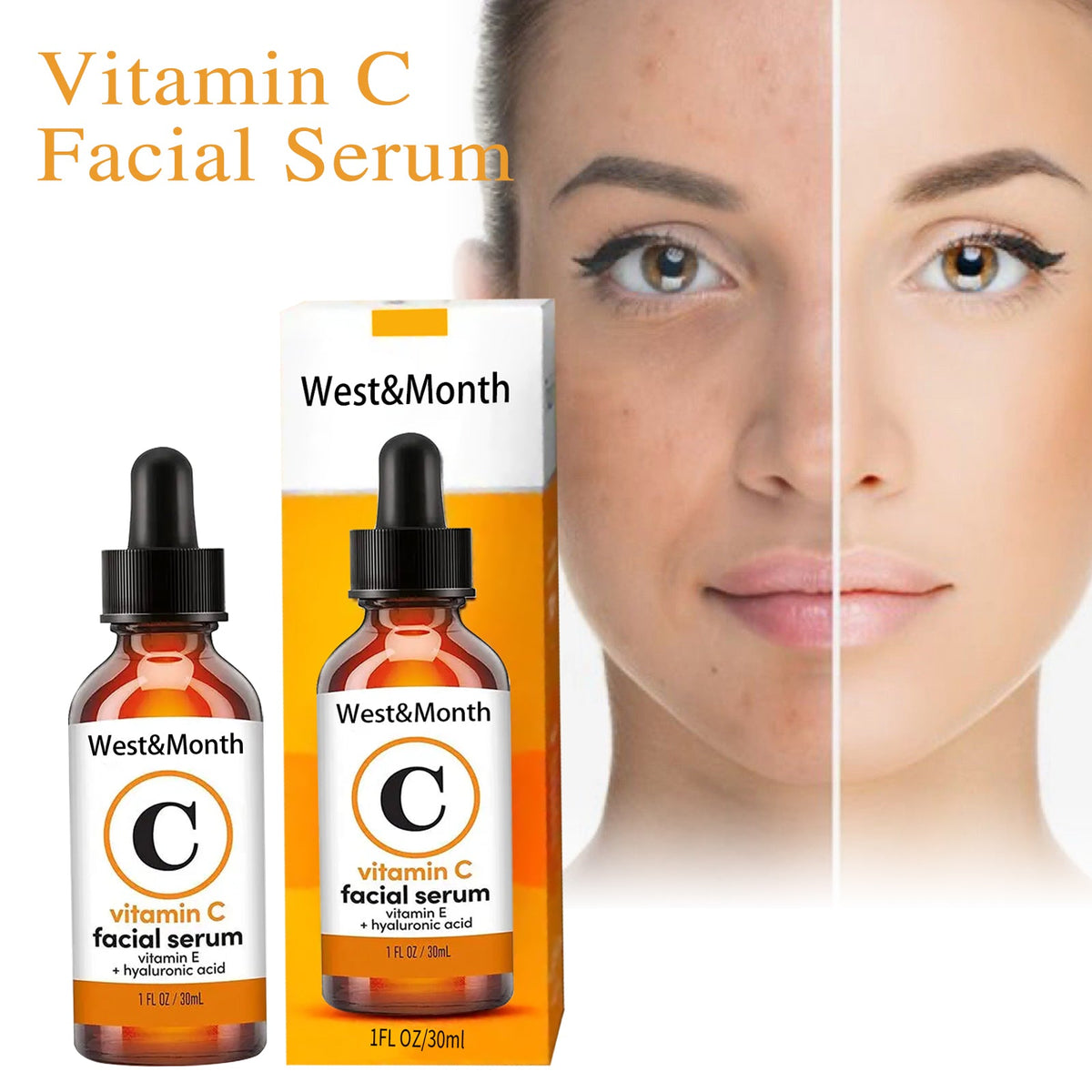 Vitamin C Face Serum for Dark Spots and Fine Lines