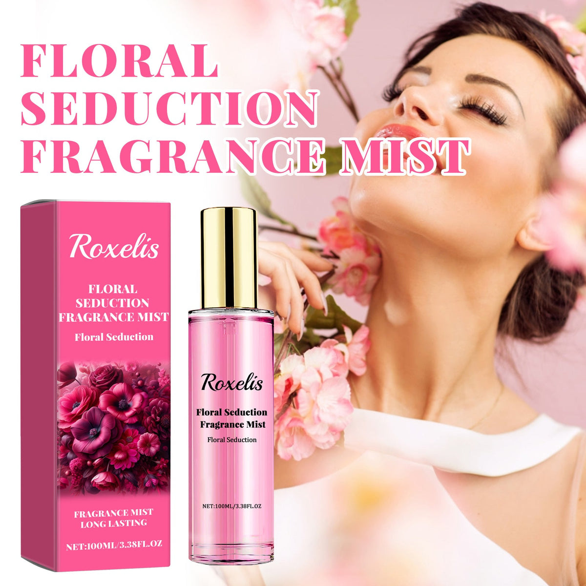 Floral Fragrance Mist 100ml for Fresh, Romantic Wear