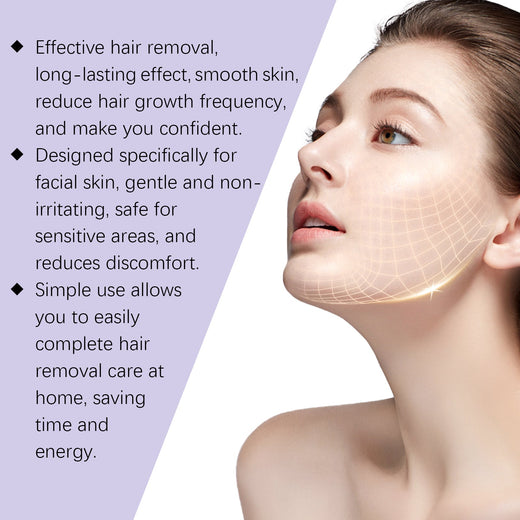 Facial Hair Removal Cream for Sensitive Skin, Painless