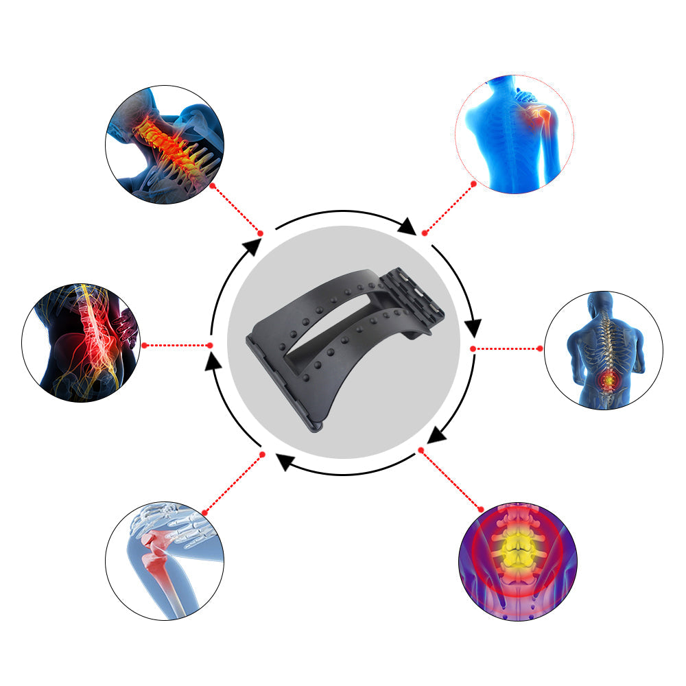 Adjustable Back Stretcher for Lumbar Support Relief
