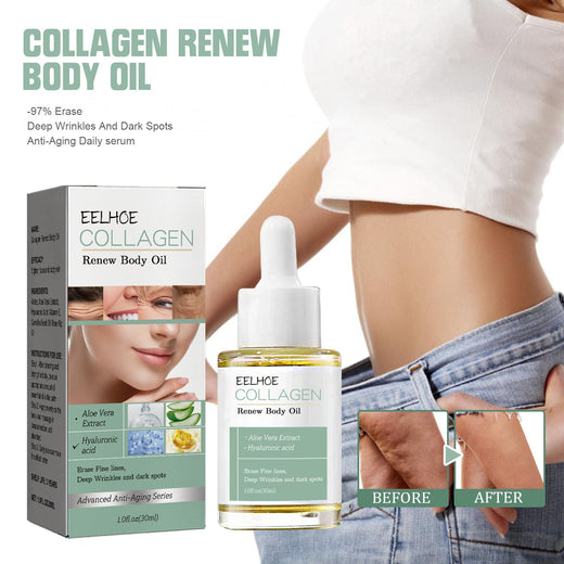Collagen Body Oil for Firming Sagging Arms & Belly Skin