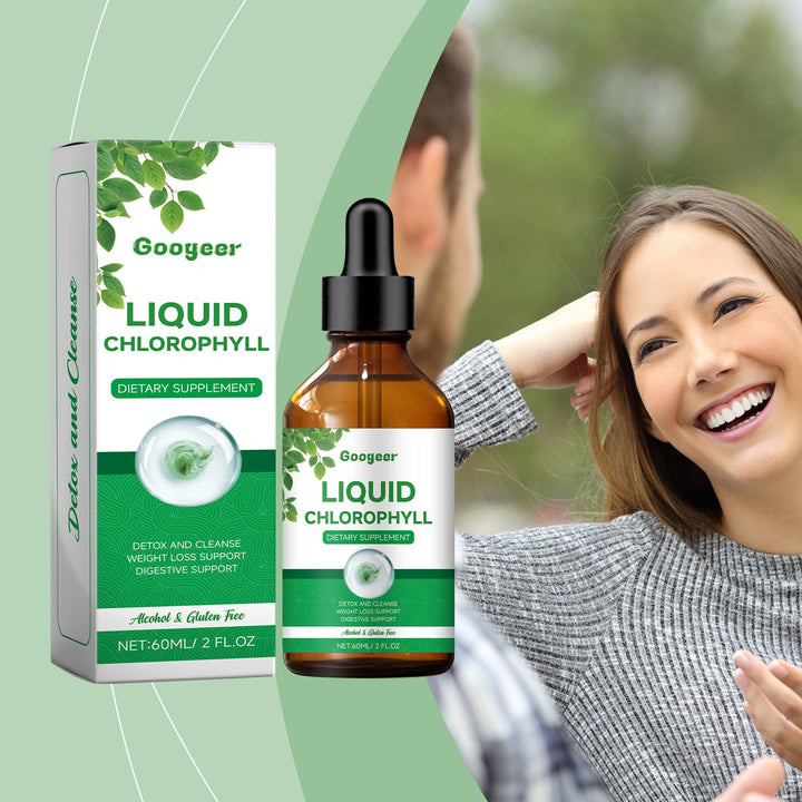 Liquid Chlorophyll Drops — Gentle Daily Detox & Cleanse, 60mL