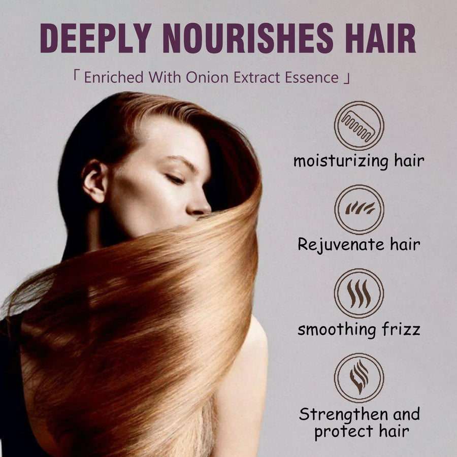 Onion Essence Hair Spray for Dry, Frizzy Hair Care