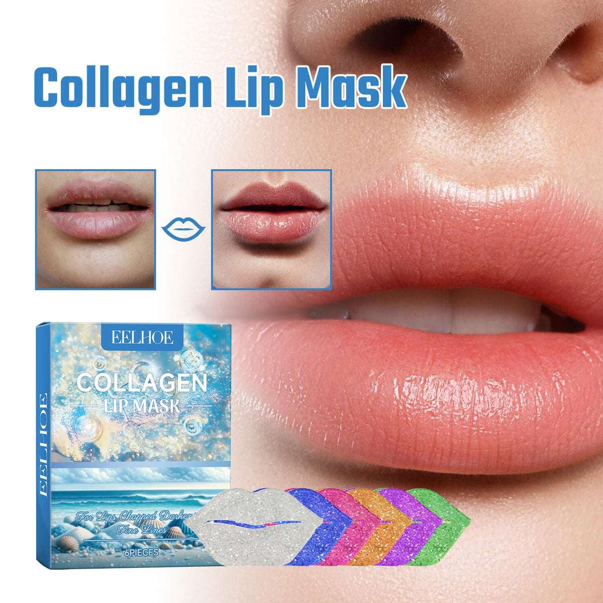 Collagen Lip Mask For Lip Protection Against Dry Cracks Fade