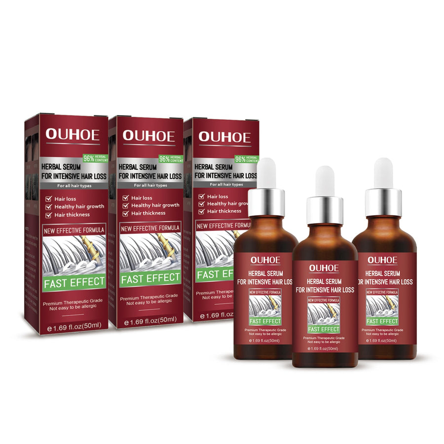 Hair Growth Serum – Fast-Acting 98% Herbal, Restores Thickness