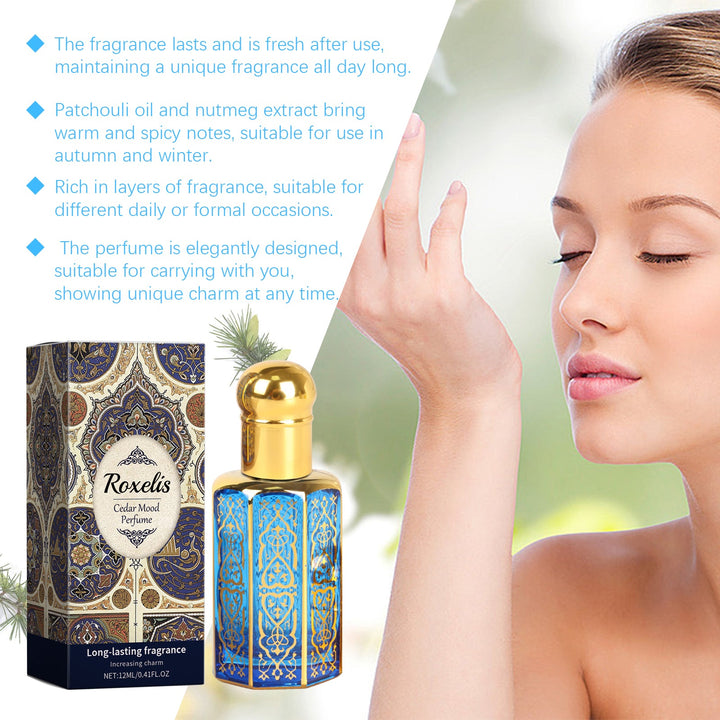 Cedar Mood Perfume – Portable Long‑Lasting Warm Spice Scent