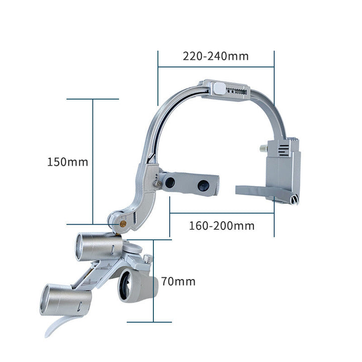 Dental Magnification Headlight – 2.5x Precision & Dual LEDs