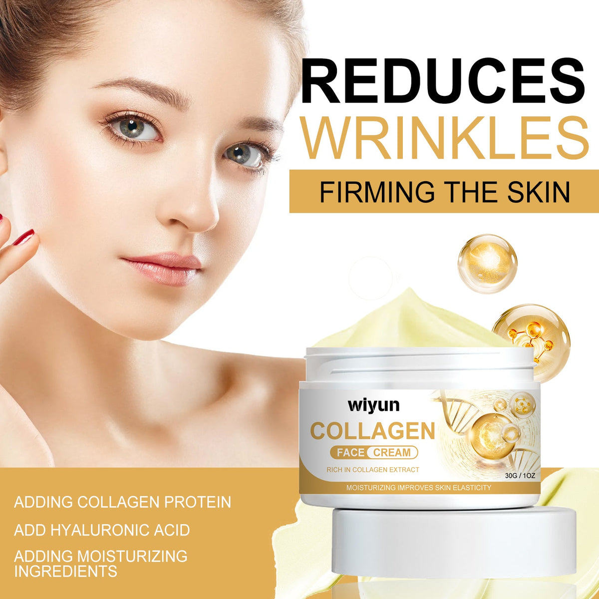 WIYUN Collagen Face Cream for Firming & Radiant Skin