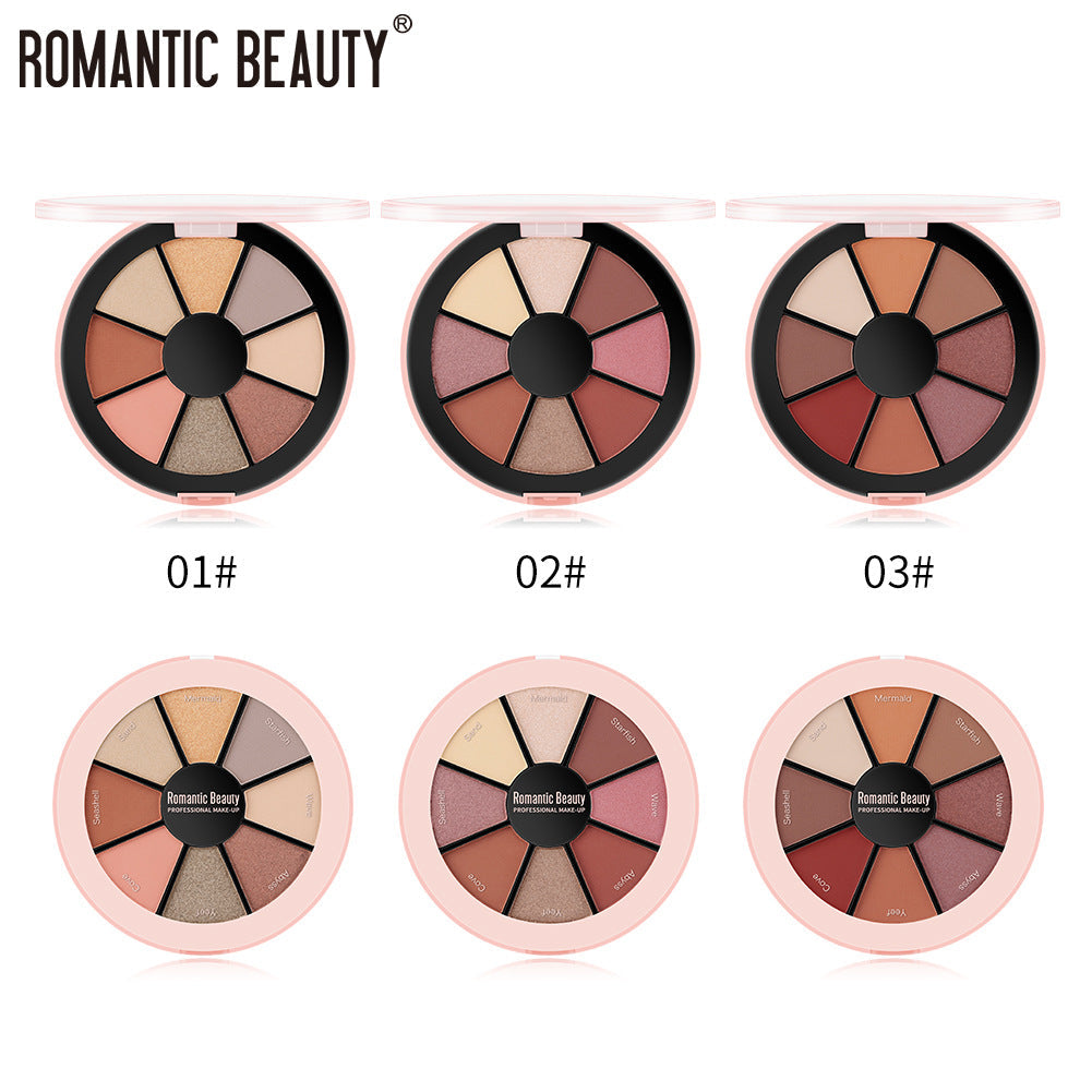 Smokey Eyeshadow Palette — 8 Warm Matte & Shimmer Shades