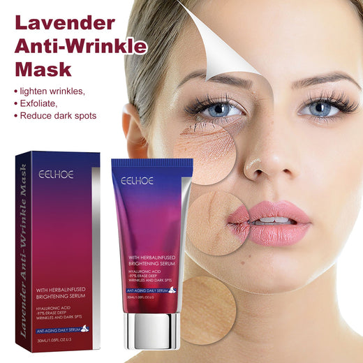 Lavender Anti-Aging Serum With Hyaluronic Acid For Wrinkles