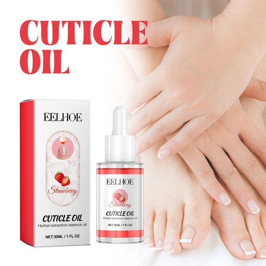 Strawberry Cuticle Oil for Cracking, Brittle Nails