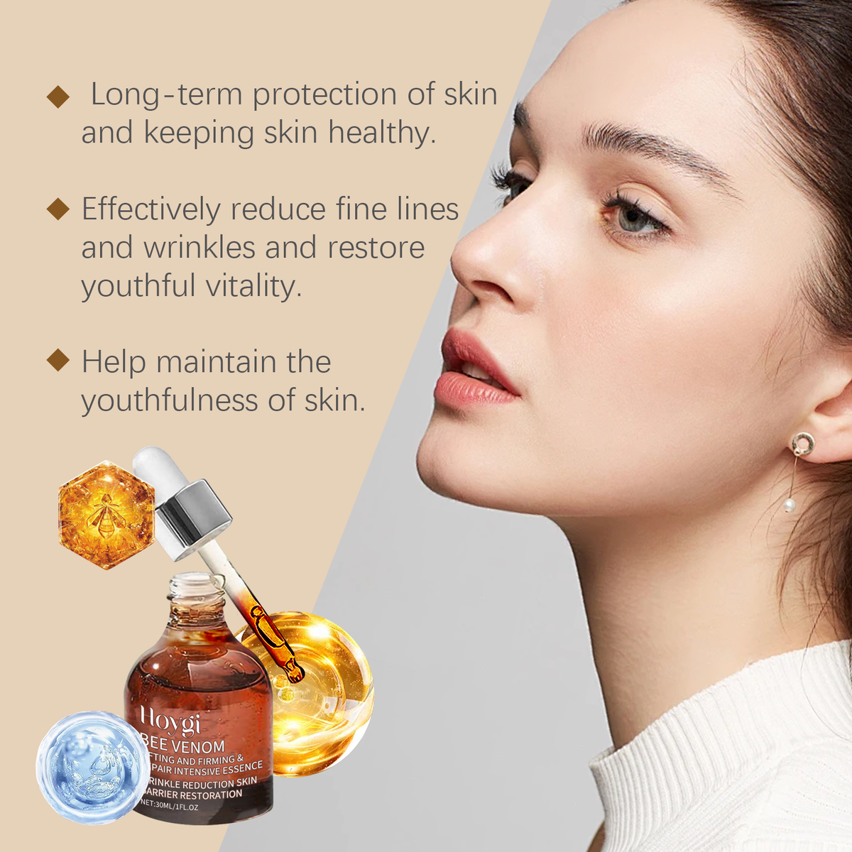 Bee Venom Firming Essence for Lifting & Wrinkle Repair