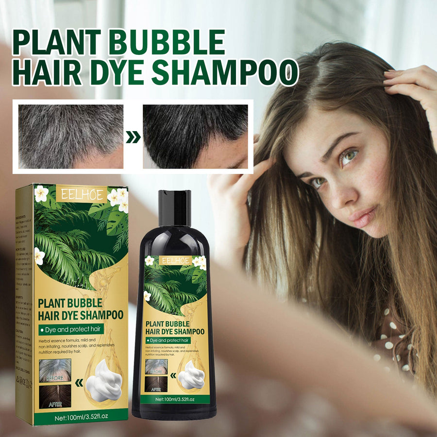 Black Hair Dye Shampoo for Easy, Even Gray Coverage